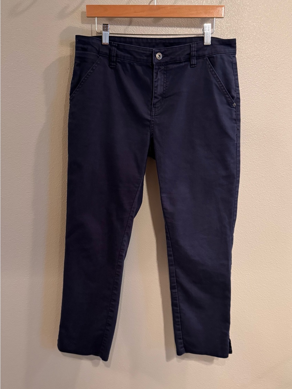 Prana Navy Ankle-Length Women's Chino Pants